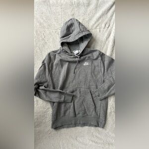 Nike Gray Hoodie Unisex Sweatshirt